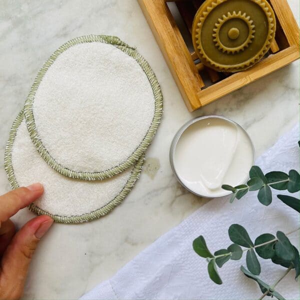 Washable make-up remover pads - Bamboo